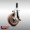 Service Caster 5 Inch 316SS High Temp Glass Filled Nylon 7/8 Inch Stem Caster with Brake SCC SCC-SS316EX20S514-GFNSHT-TLB-78 - alternate 3